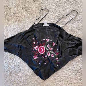 Warehouse Black Floral Camisole